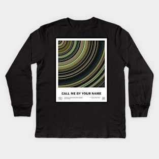 minimal_Call_Me_By_Your_Name Abstract Circular Art Movie Kids Long Sleeve T-Shirt